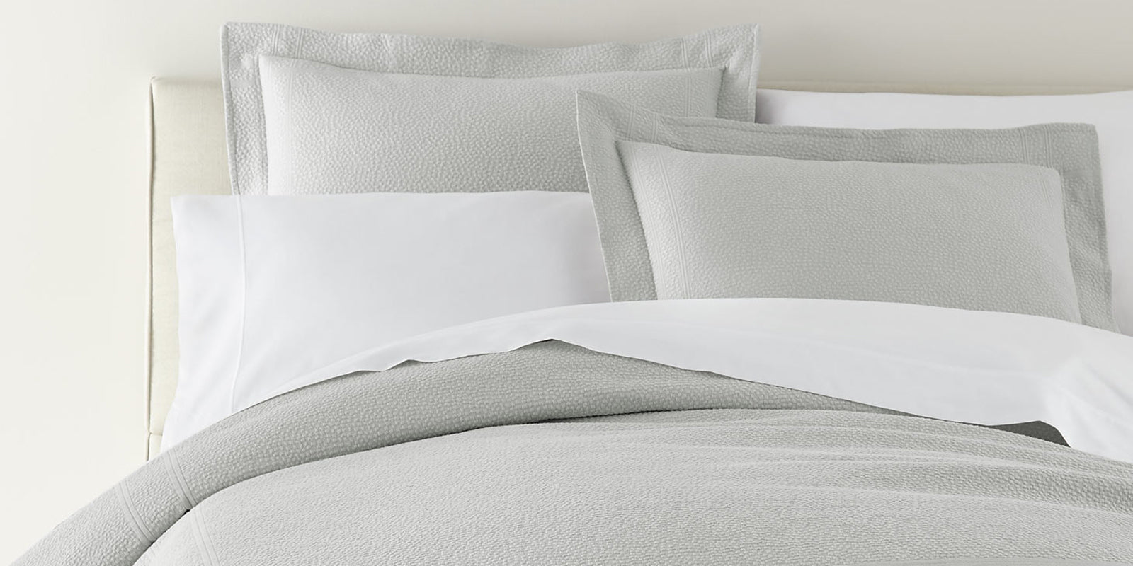 Gray Bedding Collection For A Calm Bedroom Peacock Alley