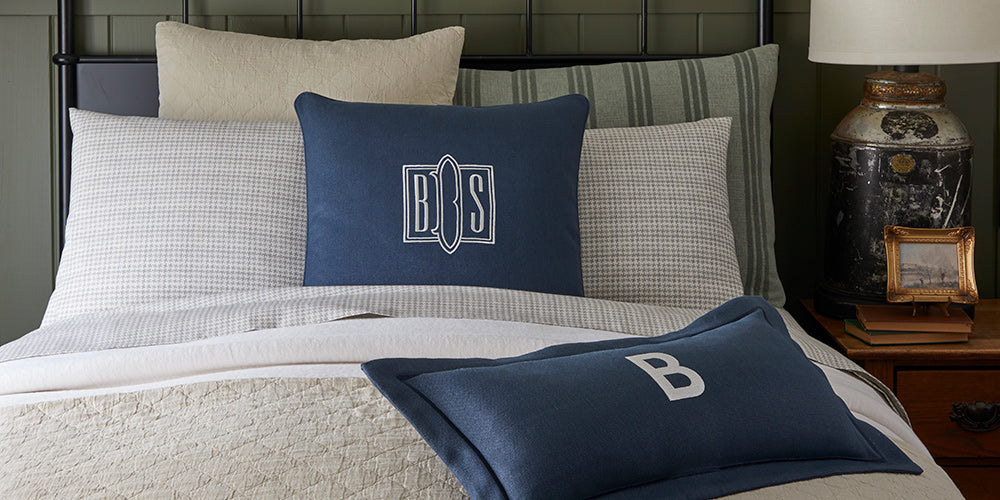 The Monogrammed Bed: Make it Your Own
