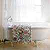 Peacock Alley bath tub and bath mat