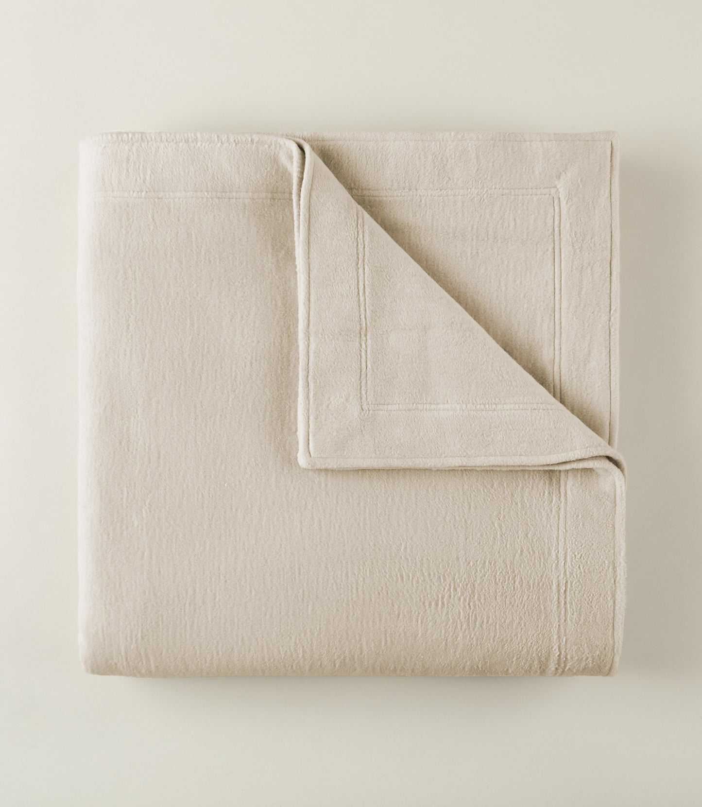 All Seasons Framed Cotton Blanket, Linen