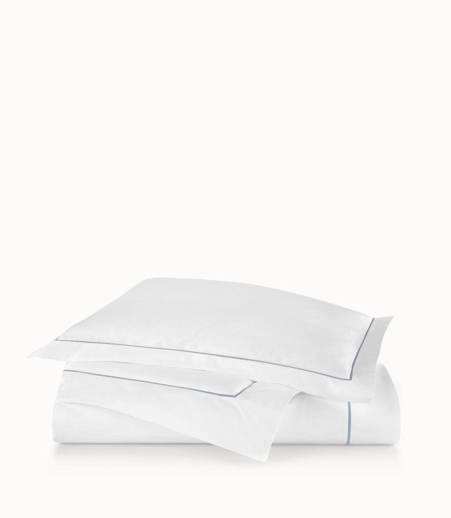 Soprano II Sateen Duvet Cover Wedgewood