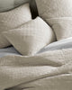 Peacock Alley Pillow shams on bed