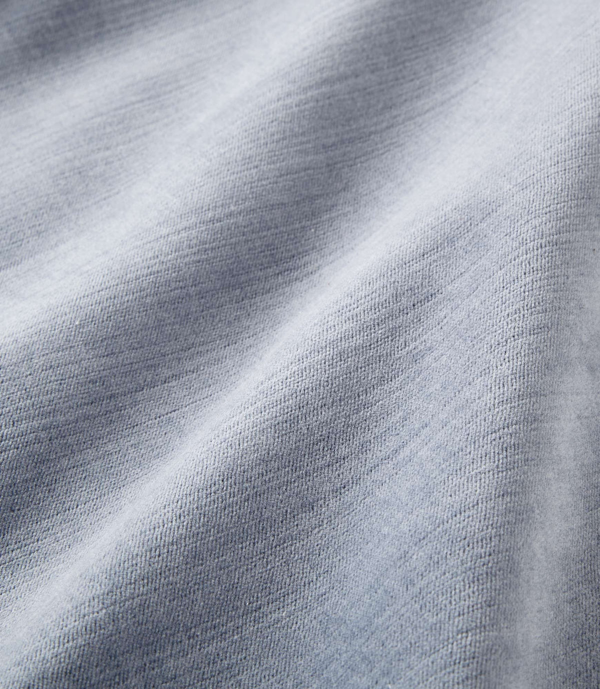 Fabric detail on Velvet Box Denim Pillow, Denim
