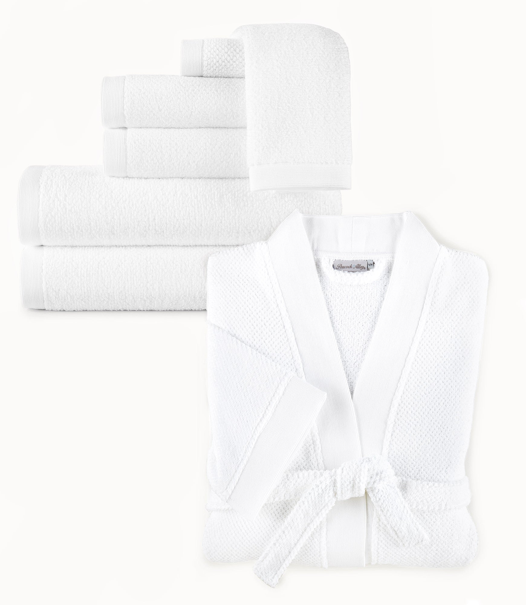 towel dressing robe Men's Grey Towelling Dressing Gown - Europa