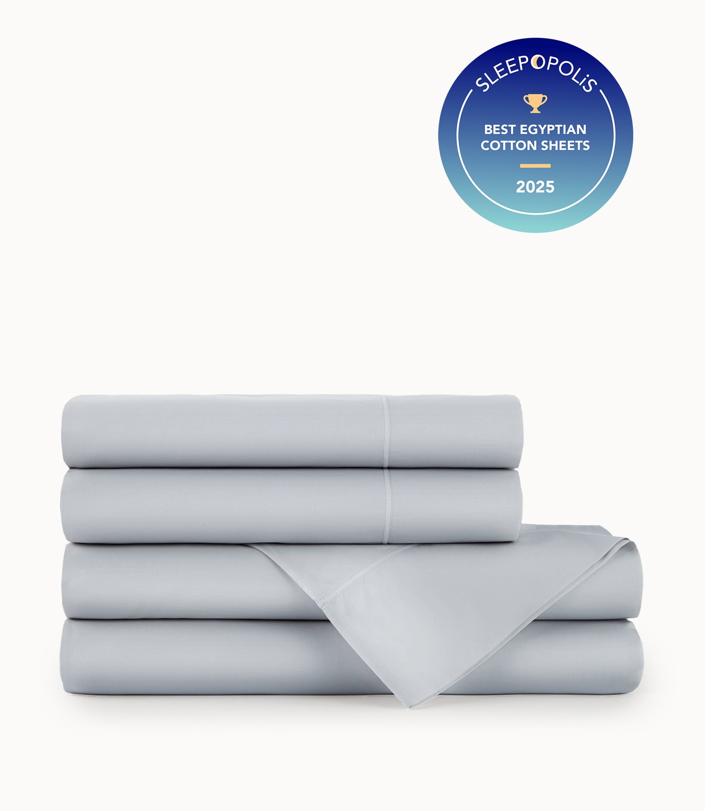 Nile Egyptian Cotton Sheet Set, Misty Blue