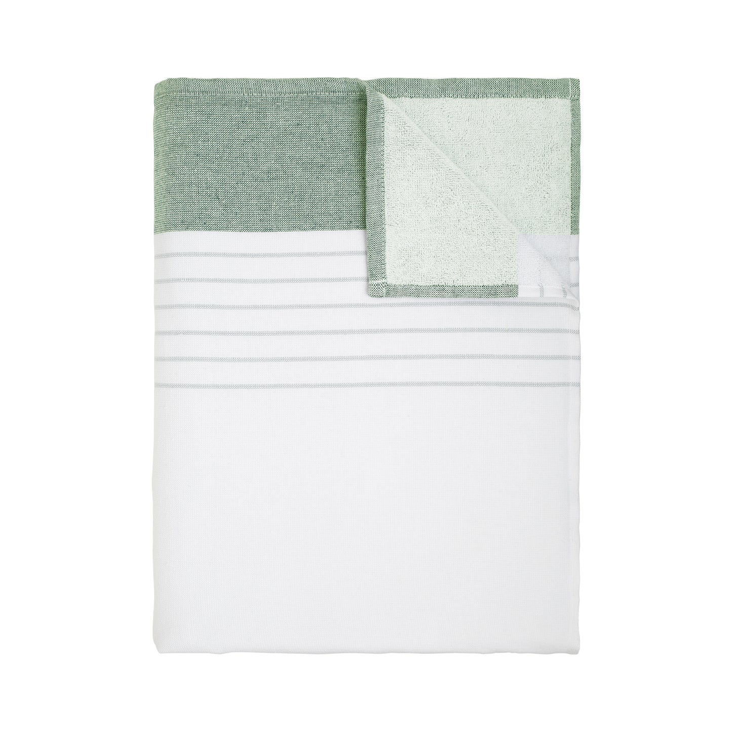 Talha Turkish Beach Towel Emerald
