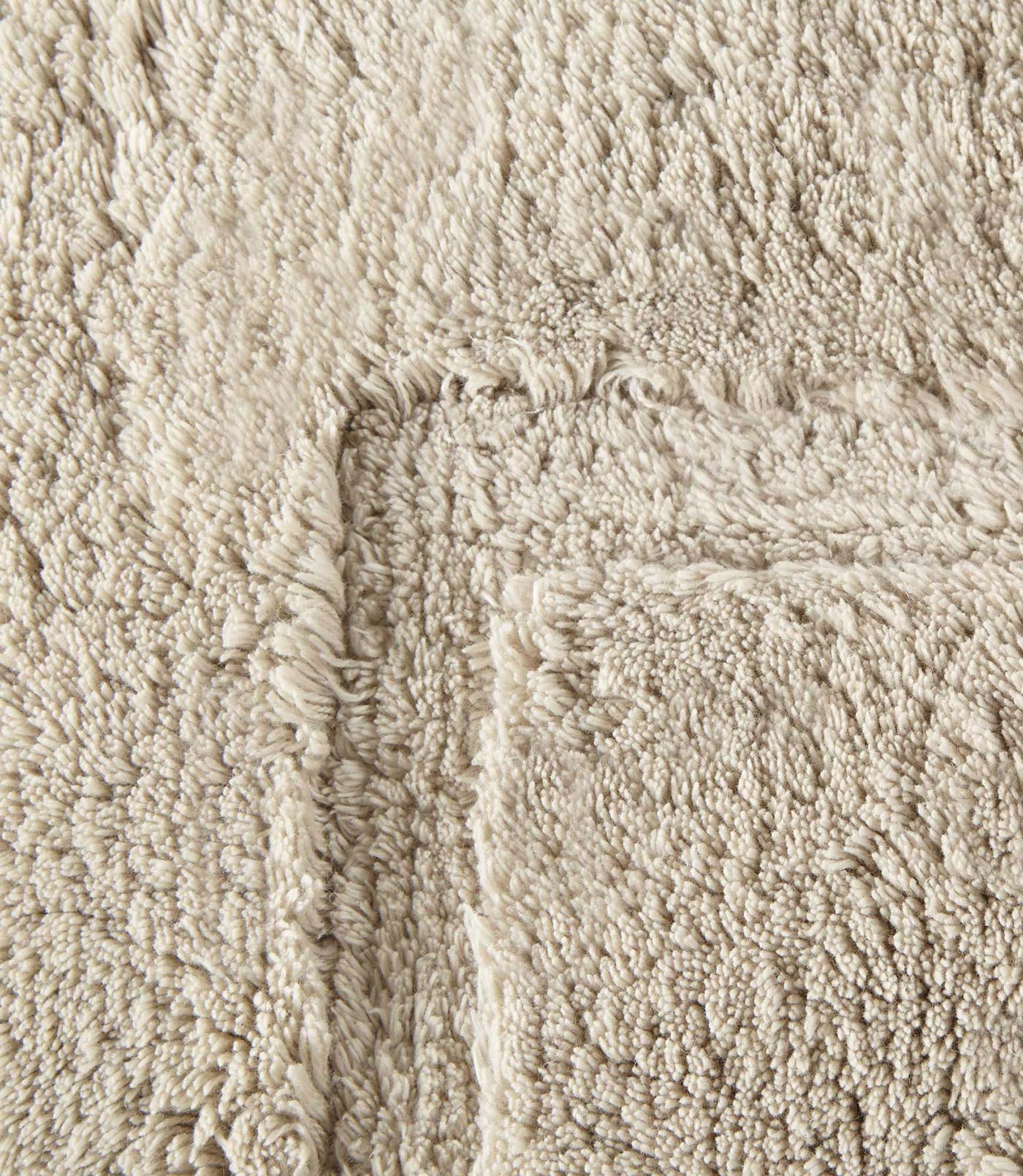 Tiffany Cloud rug detail, Linen