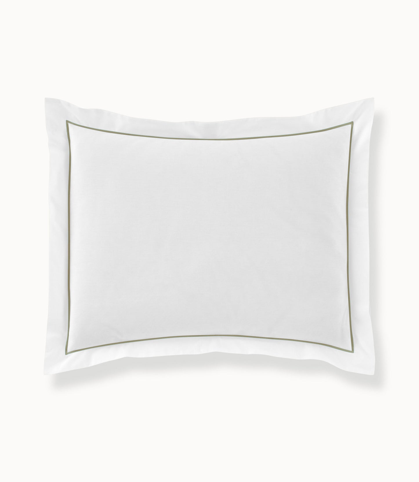 Soprano II Sham Thyme Embroidered trim