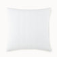4 Square Quilted Euro Sham White