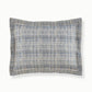 Biagio Jacquard Decorative Pillow Grand Euro Sham Blue