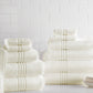Chelsea Plush Bath Towel  12 Piece Bundle Stack Ivory