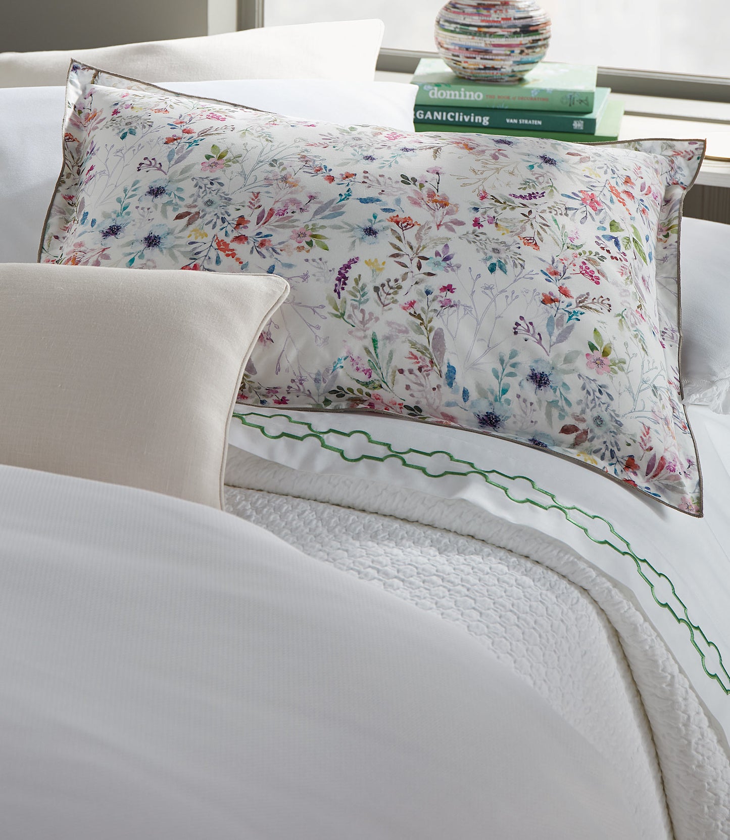 Chloe Percale Sham Floral