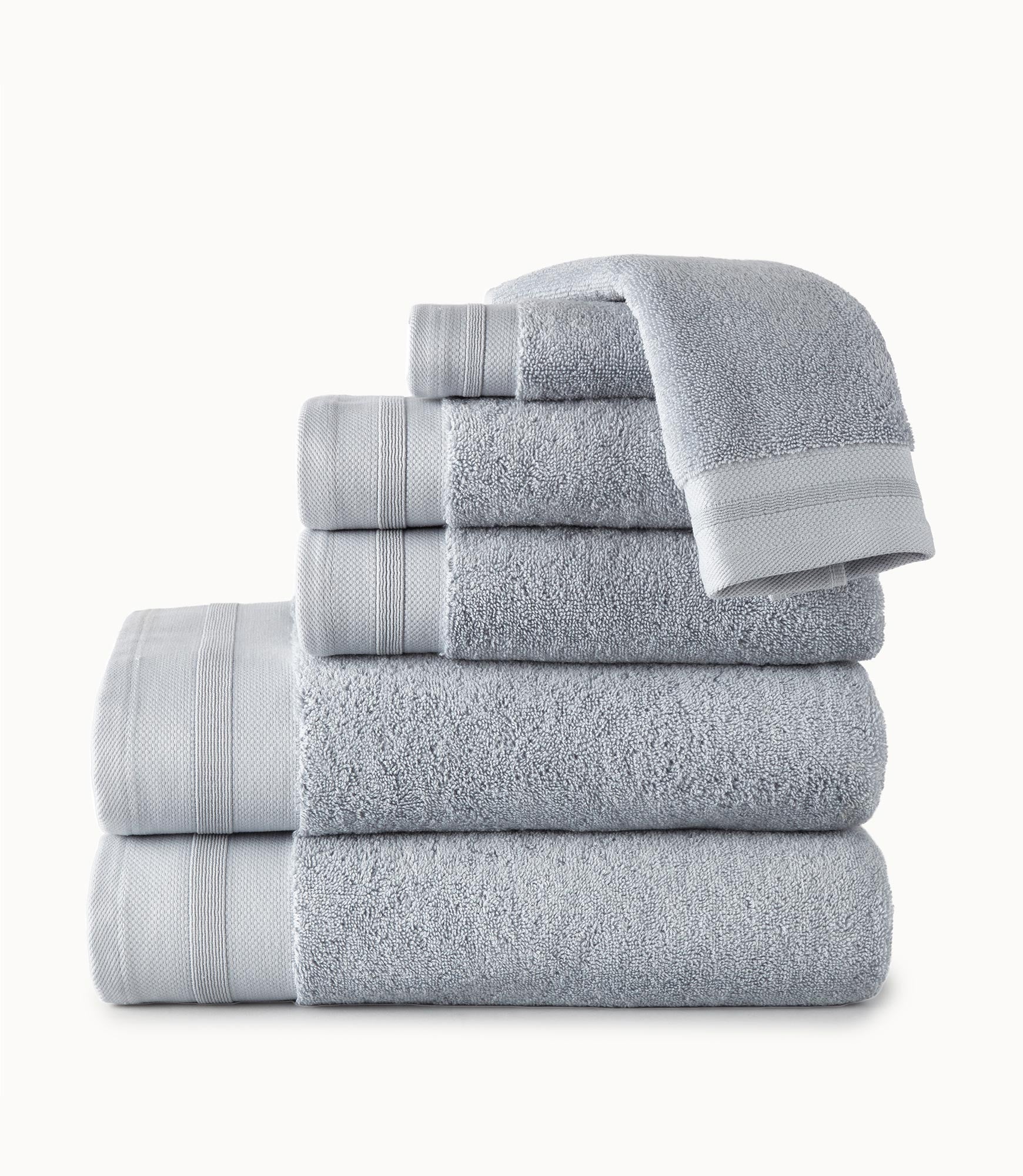 Coronado Luxe Bath Towel Set  Blue 