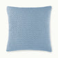 Faro Square Throw Pillow Blue