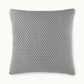 Faro Square Throw Pillow Gray