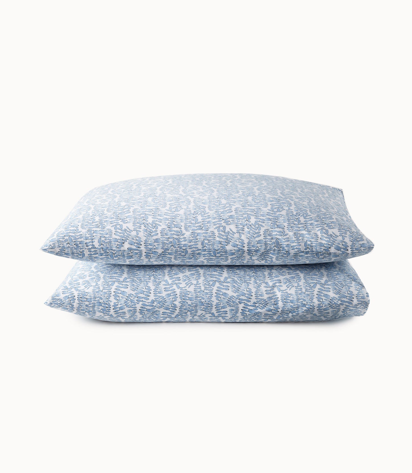 Fern Percale Sleeping Shams Denim