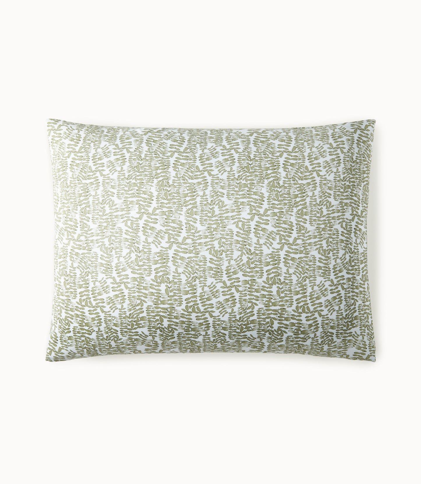 Fern Percale Sleeping Sham Olive