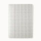 Houndstooth Percale Flat Sheet Greige