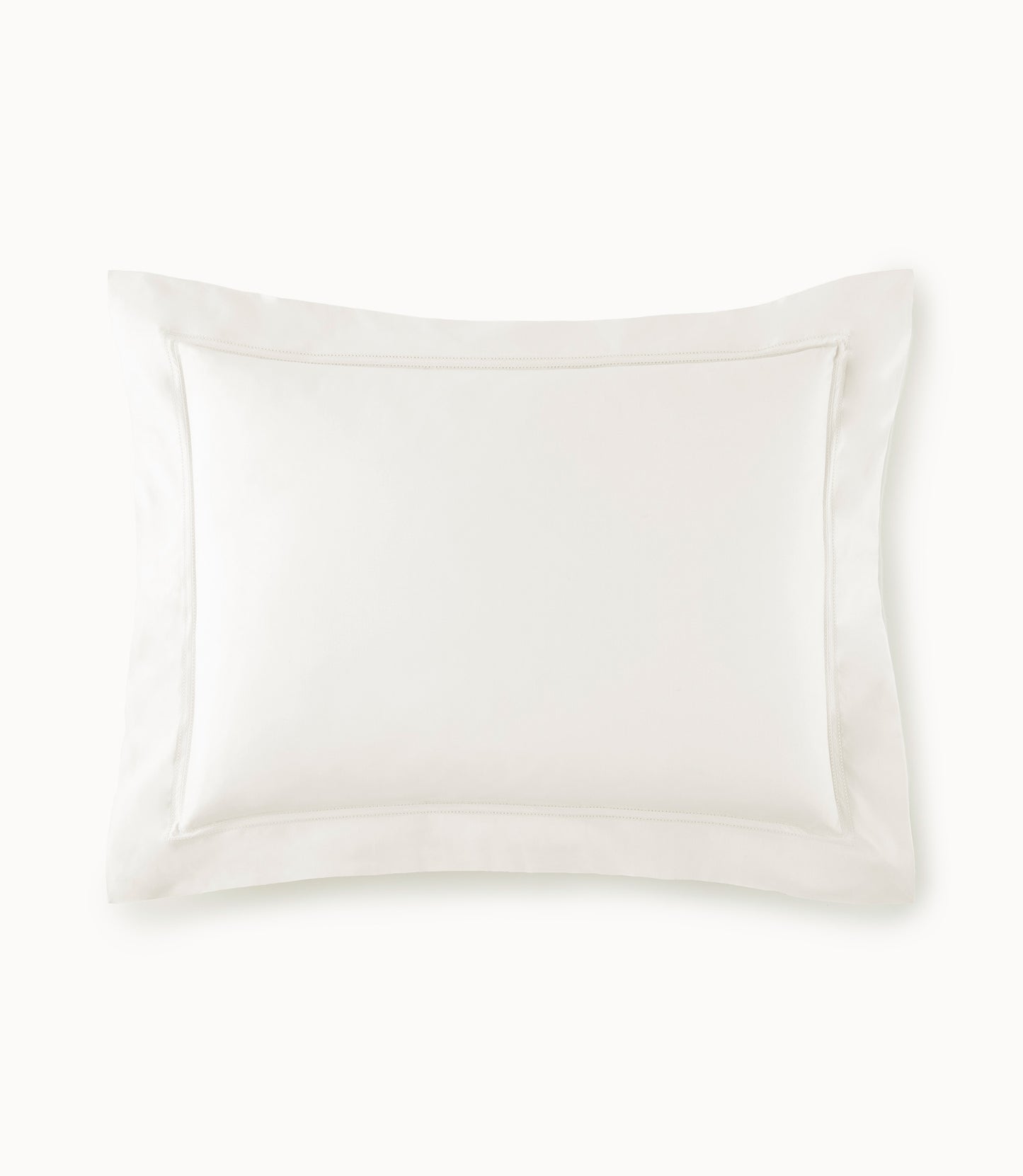 virtuoso sateen pillow sham in Ivory