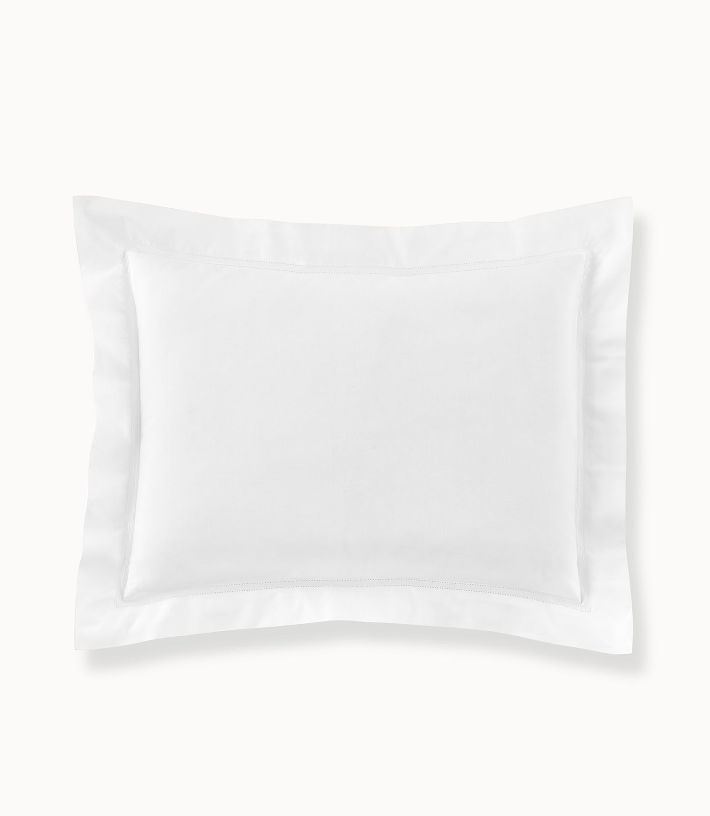 virtuoso sateen pillow sham in White