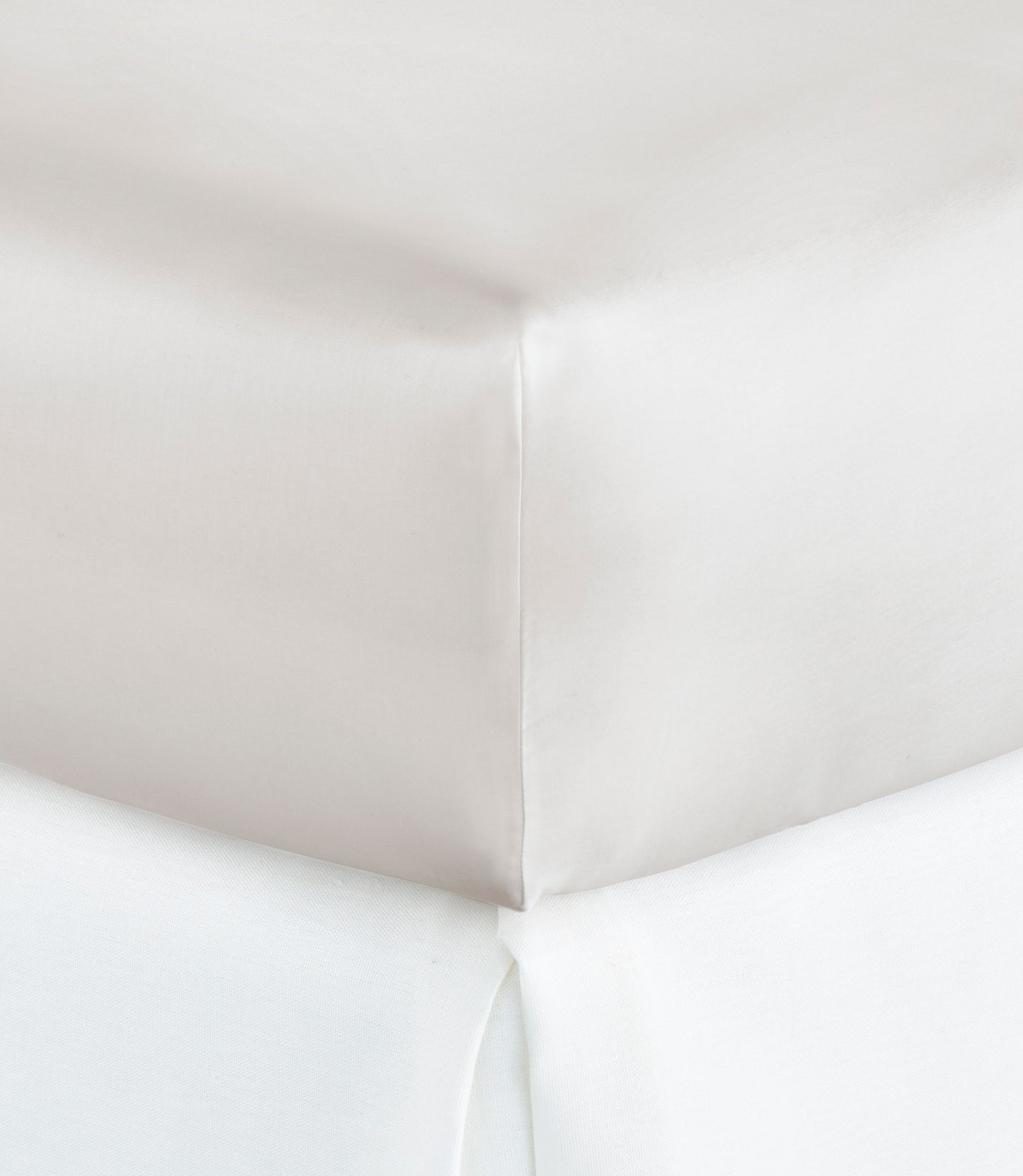 Lyric Percale Fitted sheet Platinum