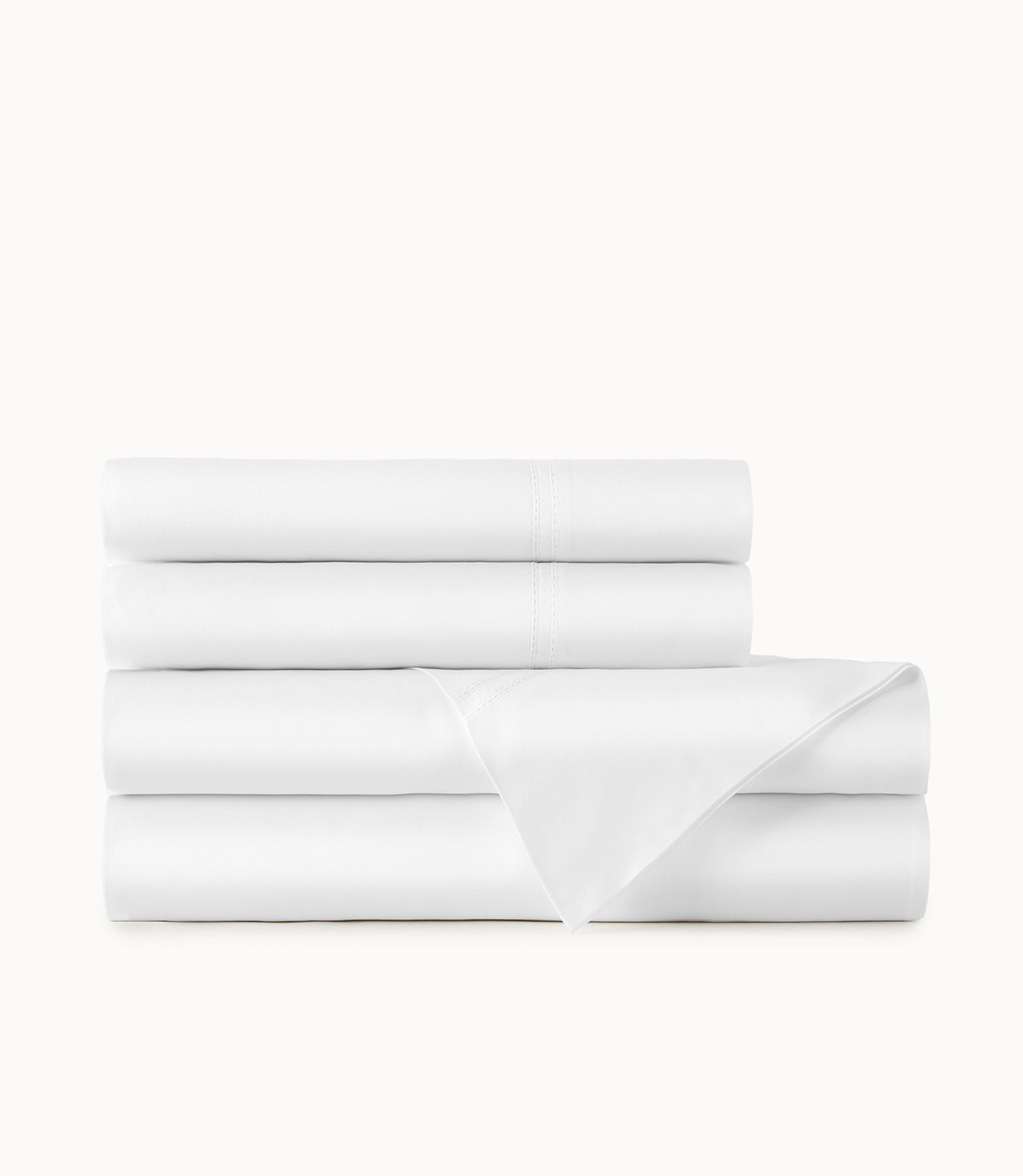 Lyric Percale Sheet Set White