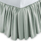 Mandalay Ruffled Linen Bed Skirt Mist