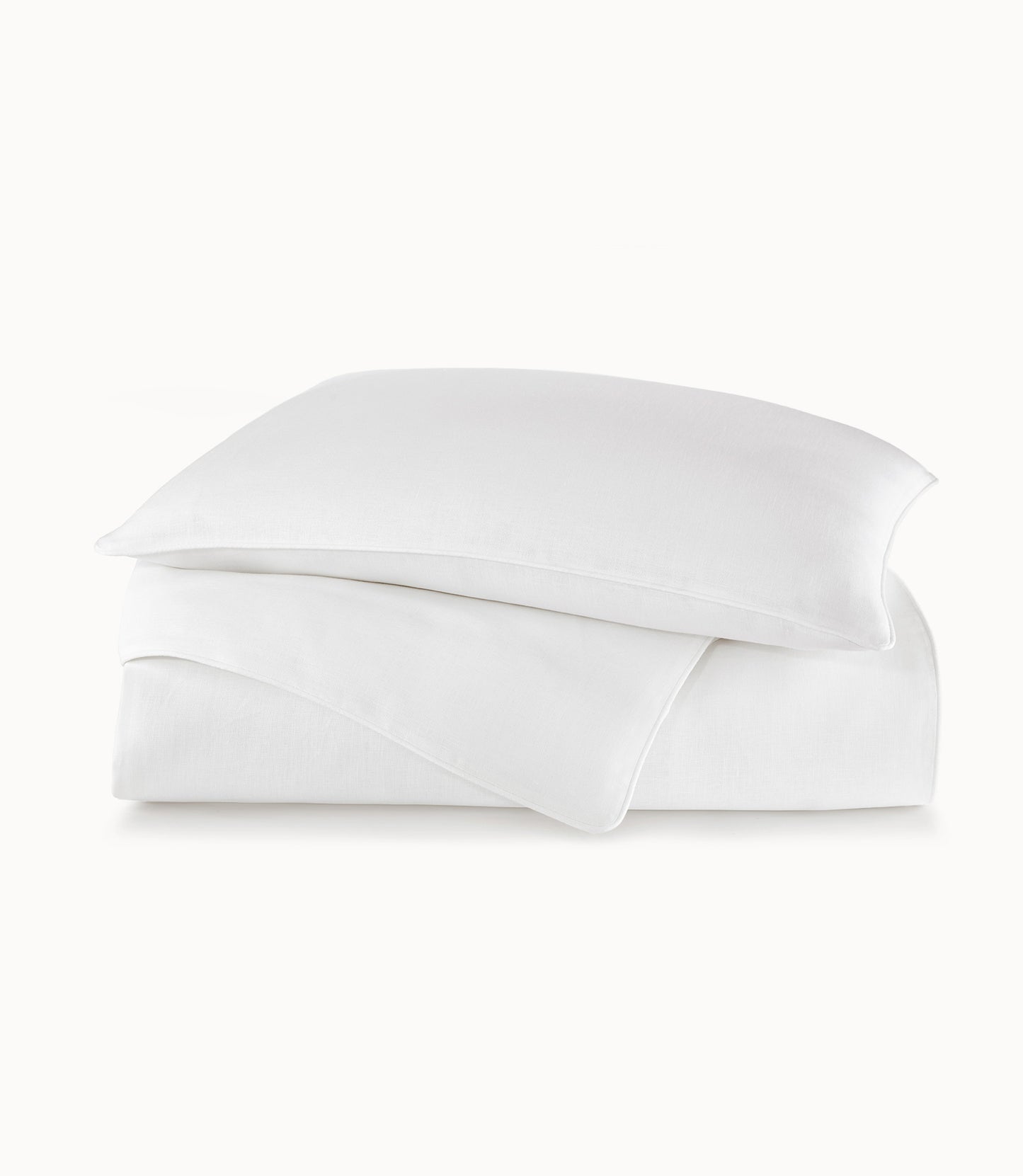 Mandalay Linen Duvet Cover White