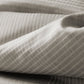 Matteo Plaid Decorative Pillow Pewter Bolster Bedding Detail