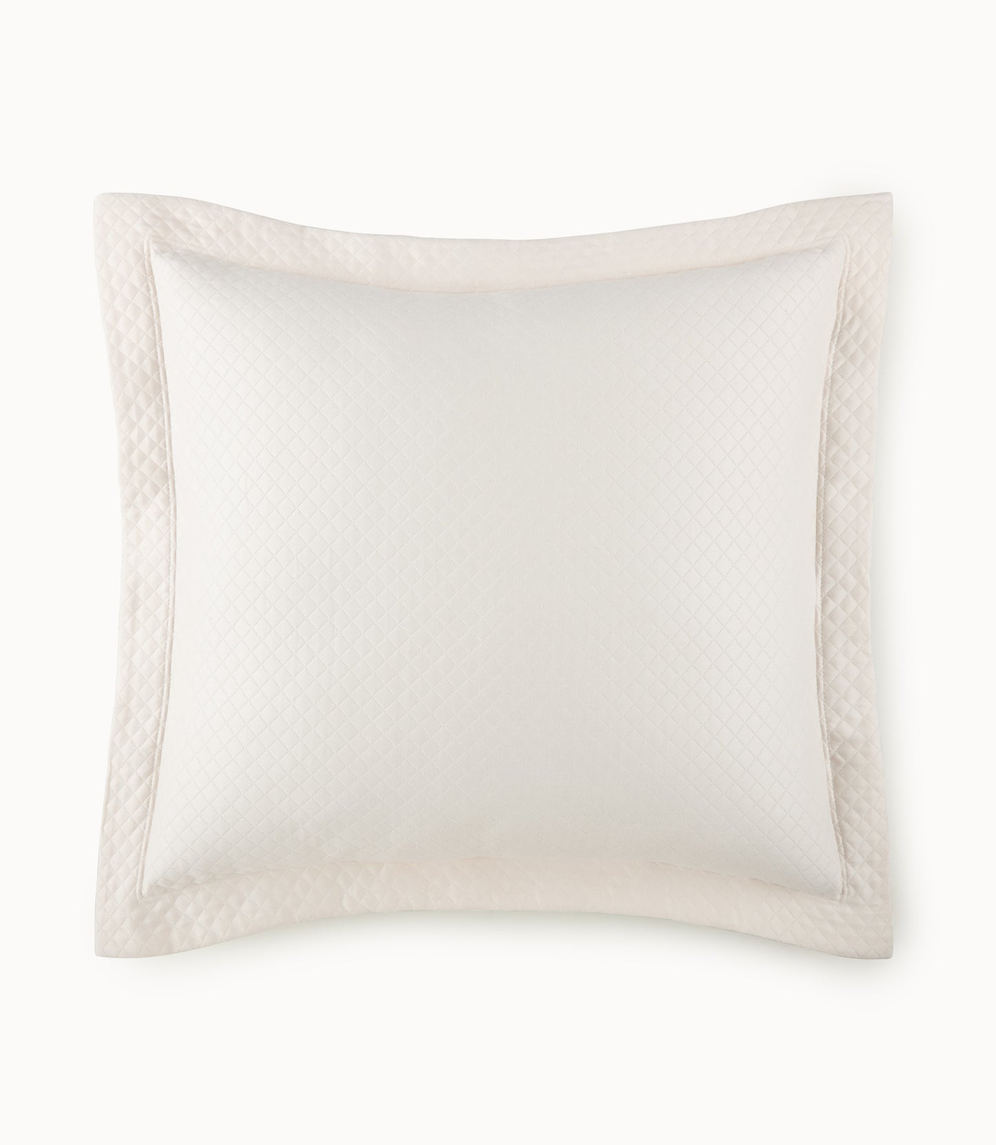 Oxford Matelassé Euro Sham Ivory