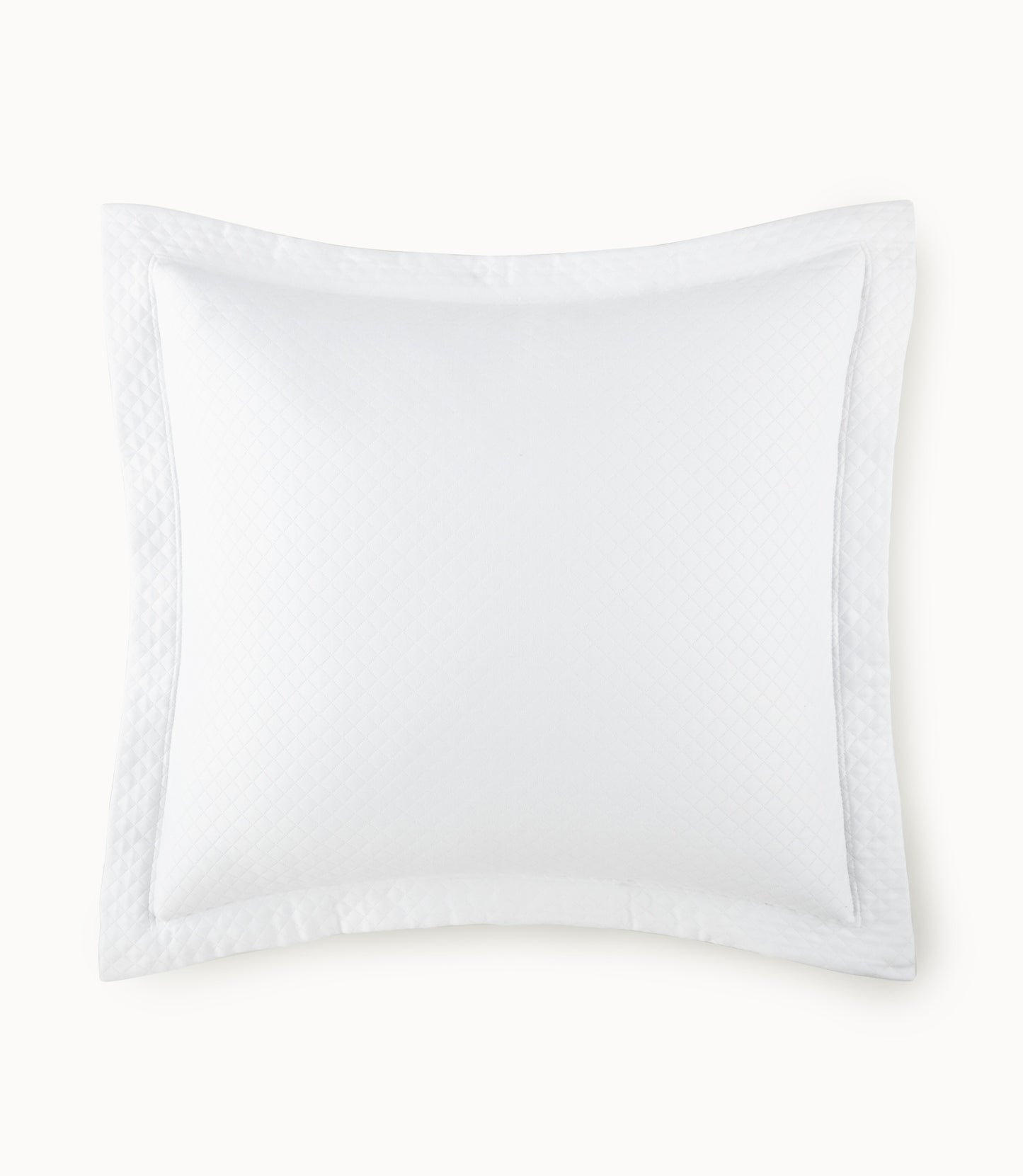 Oxford Matelassé Euro Sham White