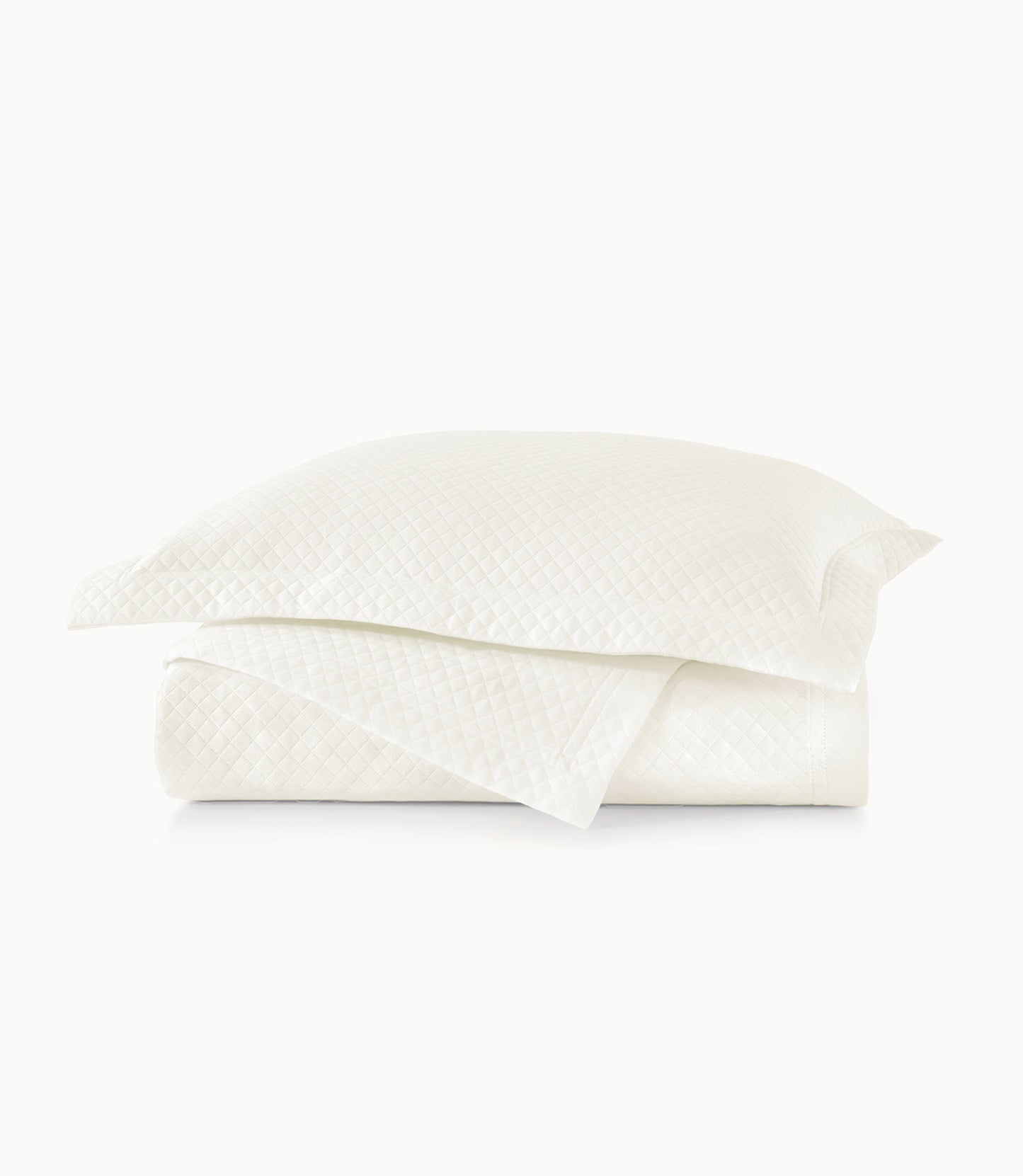 Oxford Matelassé Coverlet Ivory