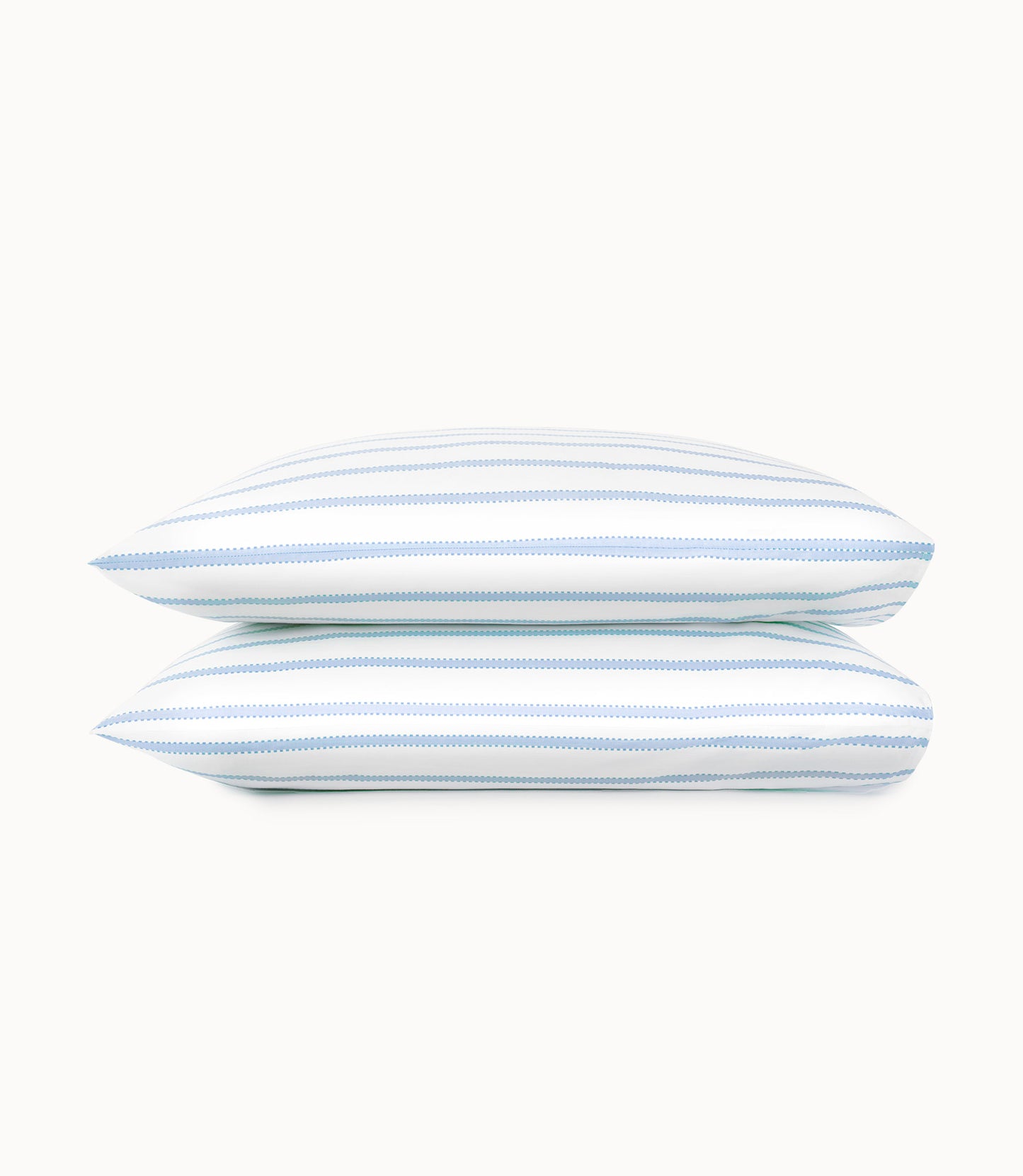 Ribbon Stripe Percale Sleeping Sham Denim