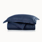Rio Duvet Cover Flanged Navy