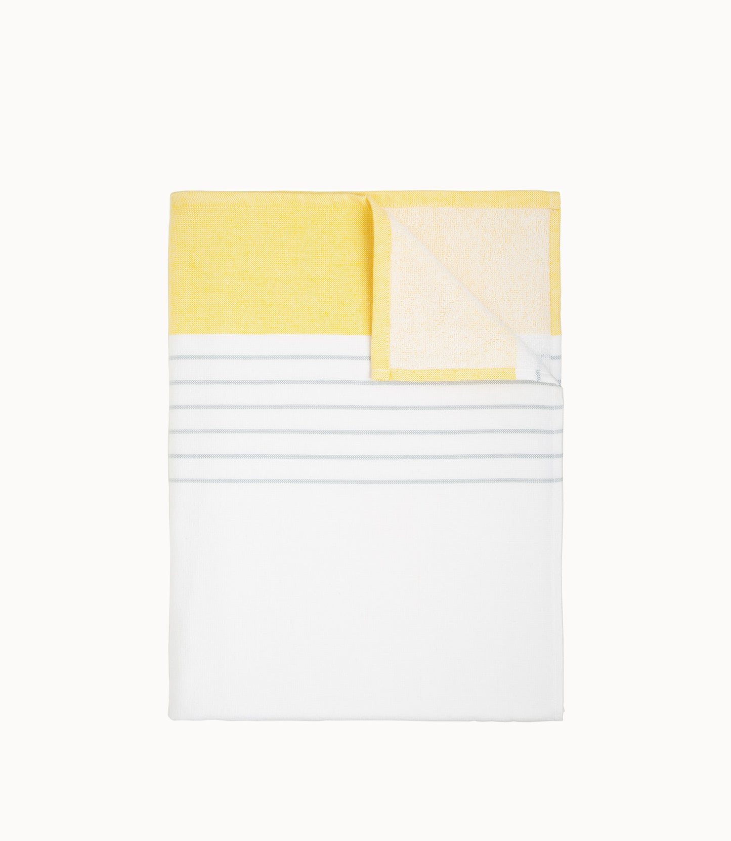 Talha Turkish Beach Towel Lemon