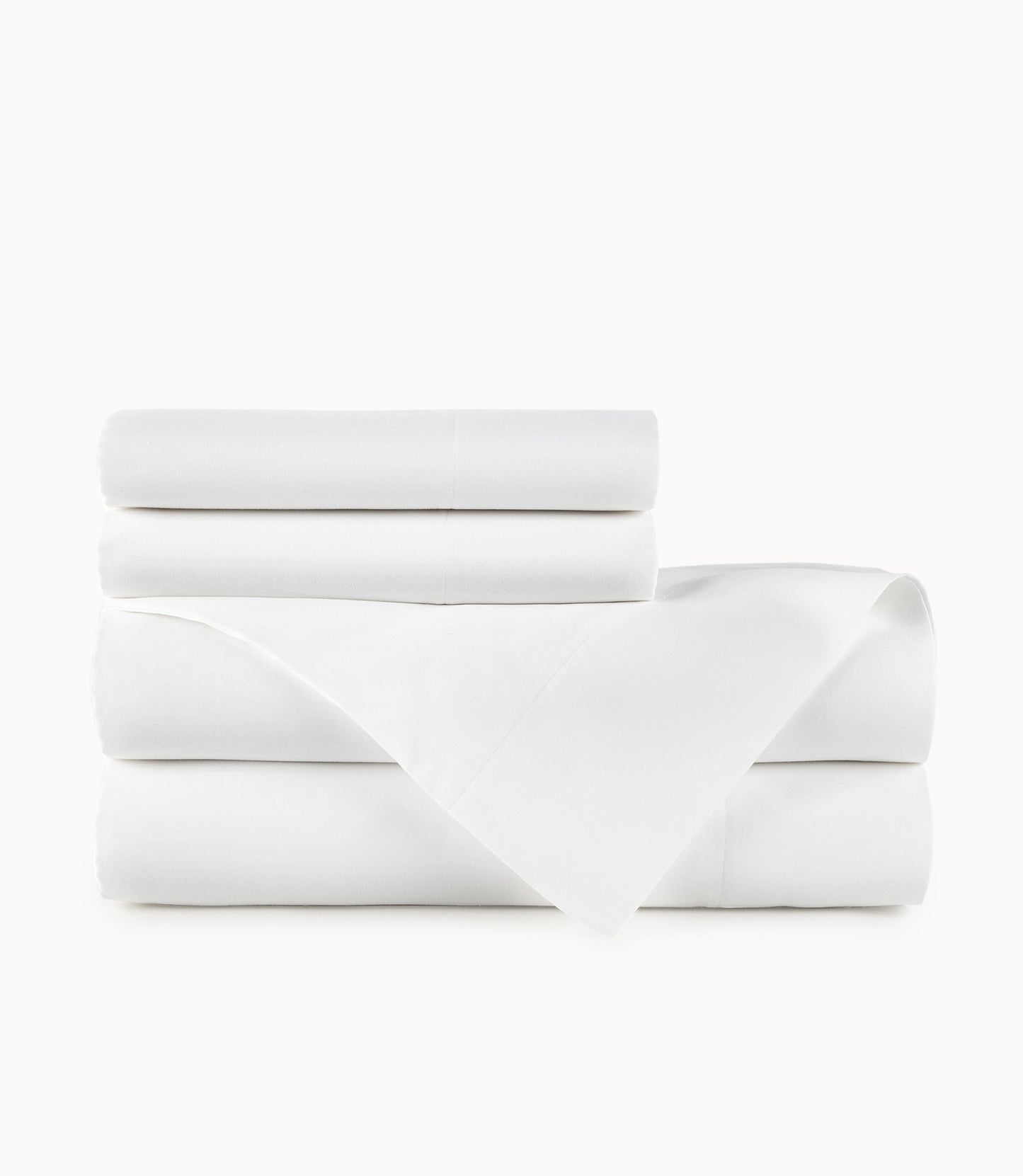 Terra Organic Cotton Sateen Sheet Set  White