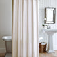 Vienna Matelassé Shower Curtain Linen Hanging In Bathroom