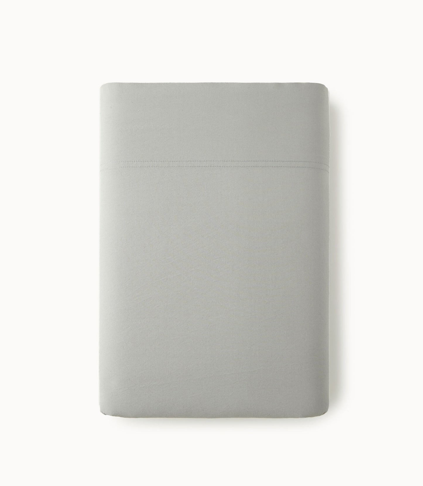 40 Winks Washed Percale Flat Sheet Charcoal