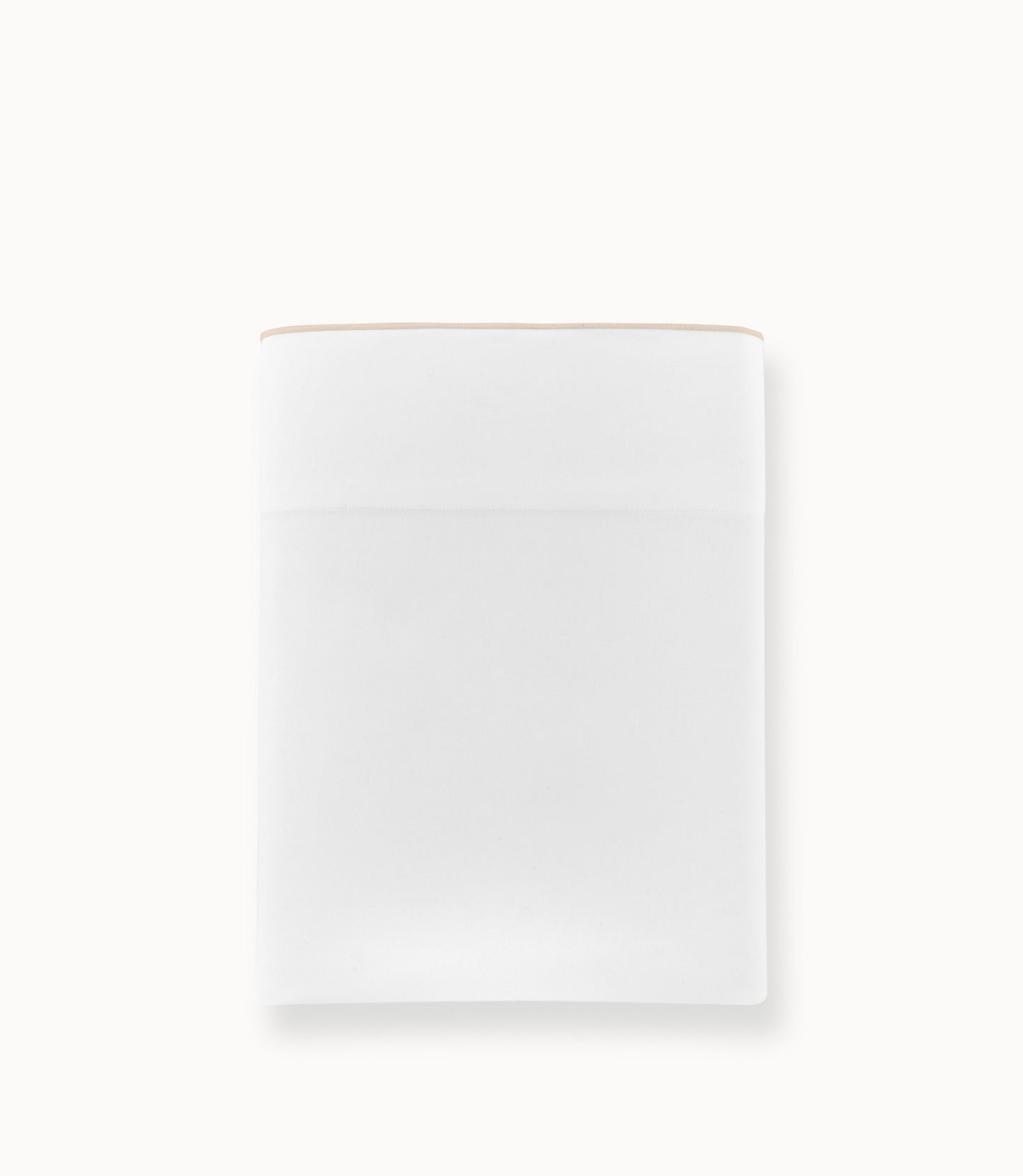 Melody Embroidered Sateen Flat Sheet Linen