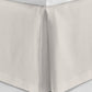 Rio Linen Bed Skirt Platinum