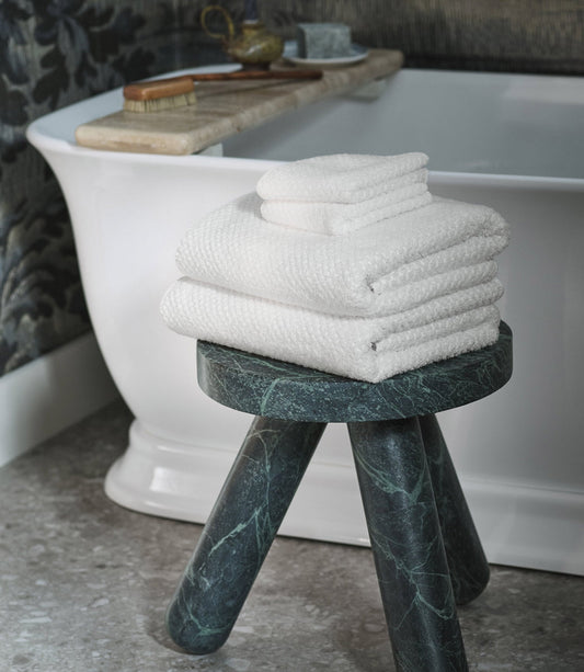 Hotel style white luxury bath towels