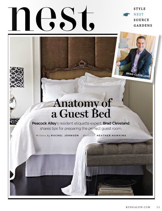 Anatomy of a Guest Bed article from the Spring issue of Bungalow Magazine