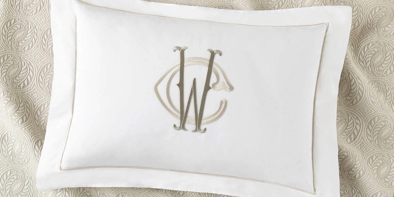 Monogrammed Bedding: Personalized Linens | Peacock Alley