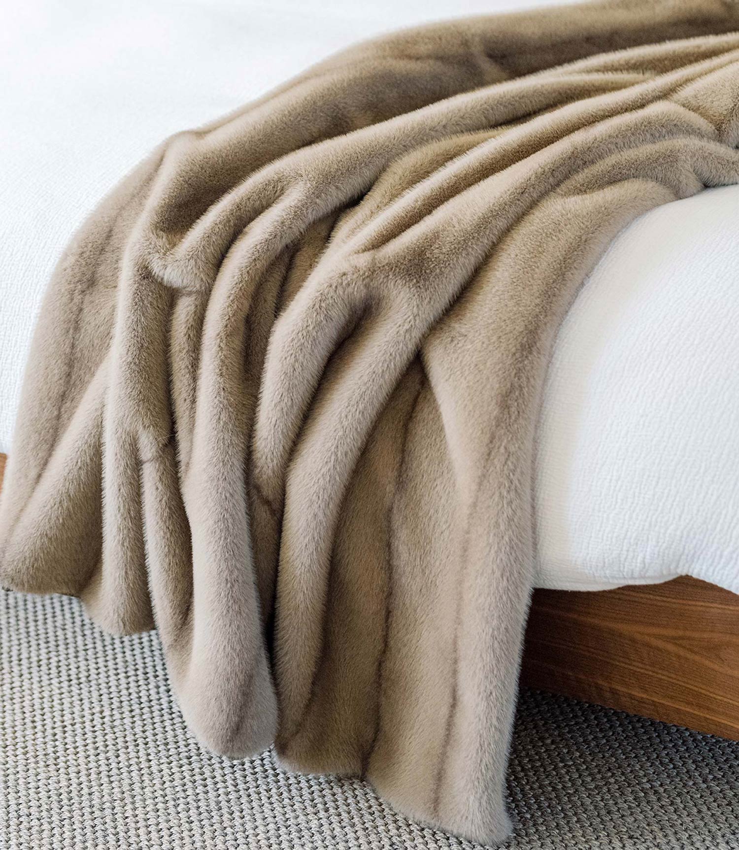 Fur throws for sale best sale