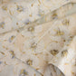 Ella Linen Duvet Set floral detail, Natural