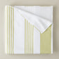 Aegean Stripe Beach Towel, Lime