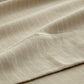 Hem detail on All Seasons Brushed Flat Sheet, Linen