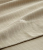 Hem detail on All Seasons Brushed Flat Sheet, Linen