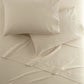 All Seasons Brushed Sheet Set on a bed, Linen