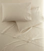All Seasons Brushed Sheet Set on a bed, Linen
